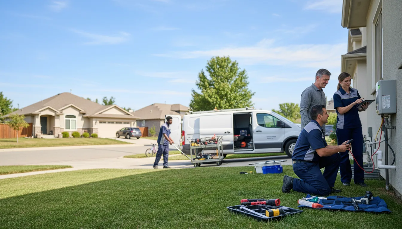 Tankless water heater service in Nichols, IA
